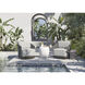 Iolite 21.75 X 21.5 inch White Outdoor End Table